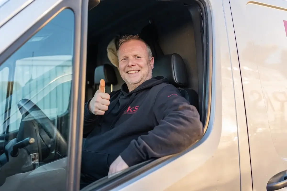 RKS-Saugwagen im Einsatz